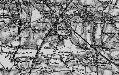 Old map of Smithy Green in 1896