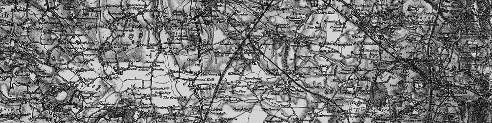 Old map of Smithy Green in 1896