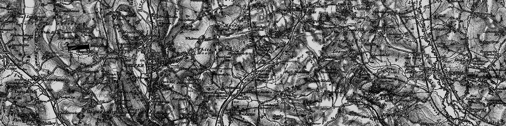 Old map of Smithy Houses in 1895
