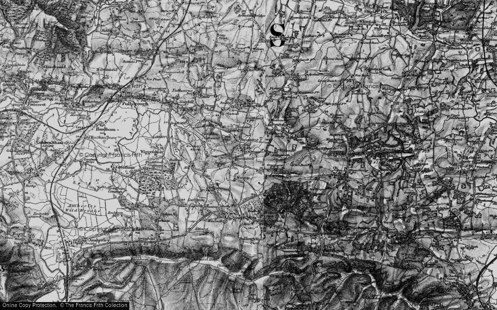 Old Map of Smock Alley, 1895 in 1895