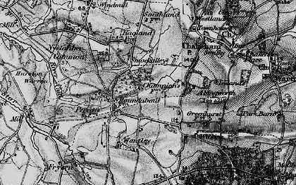 Old map of Smock Alley in 1895