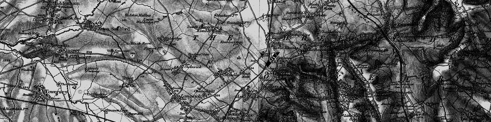 Old map of Smokey Row in 1895