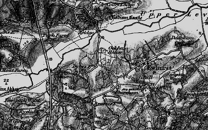 Old map of Snagshall in 1895