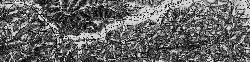 Old map of Snagshall in 1895