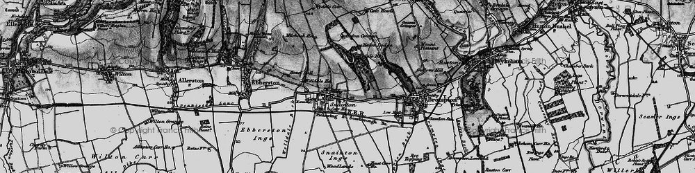 Old map of Wydale Cote in 1898