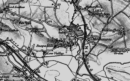 Old map of Snape Hill in 1896