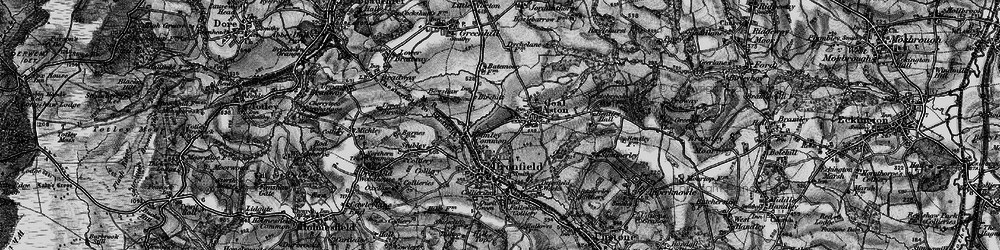 Old map of Snape Hill in 1896