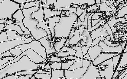Old map of Snarford in 1899