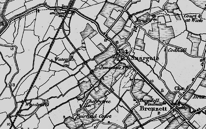 Old map of Appledore Sta in 1895