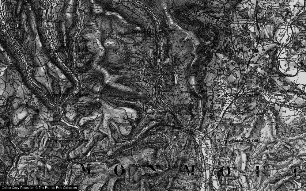 Old Map of Snatchwood, 1897 in 1897