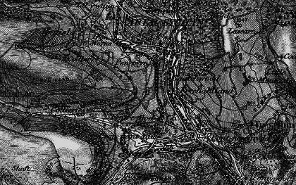 Old map of Snatchwood in 1897