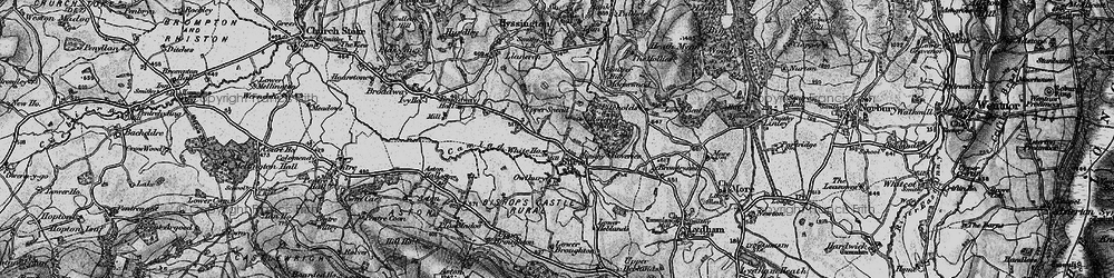 Old map of Snead in 1899