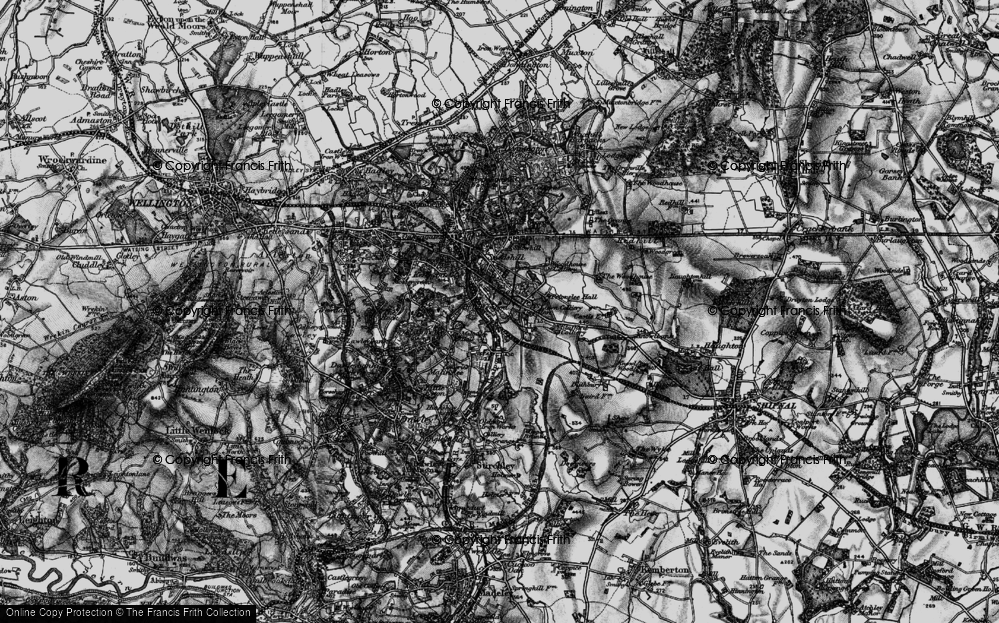 Old Map of Snedshill, 1897 in 1897