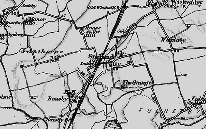 Old map of Snelland in 1899