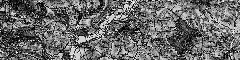 Old map of Ashton Close in 1897