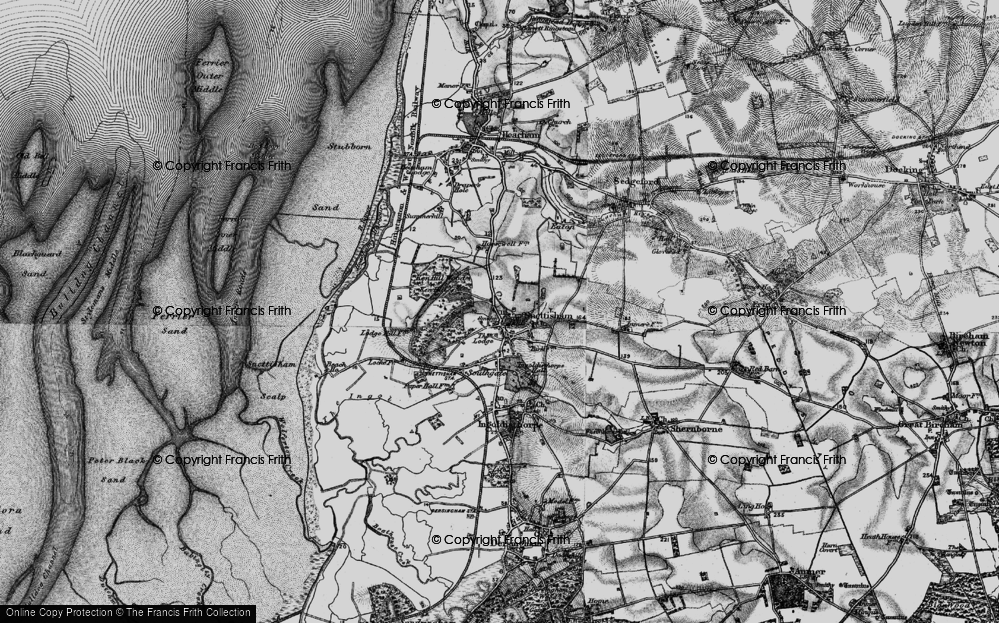 Old Map of Snettisham, 1898 in 1898