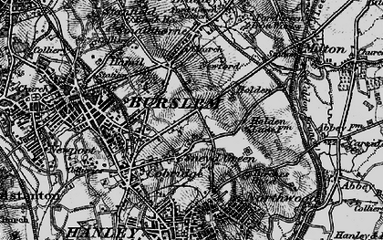 Old map of Sneyd Green in 1897