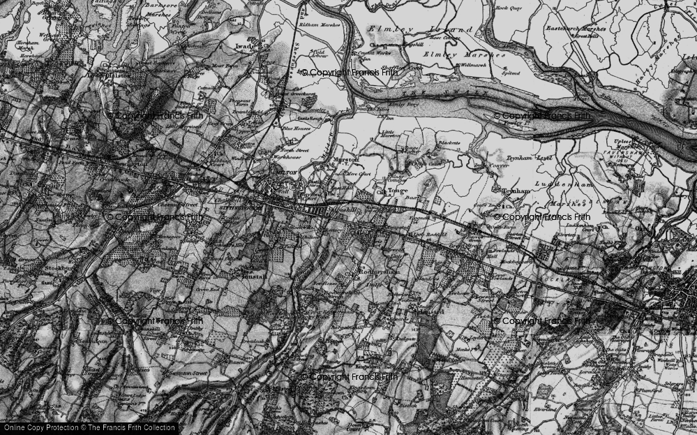 Old Map of Snipeshill, 1895 in 1895