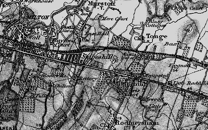 Old map of Bayford Ct in 1895