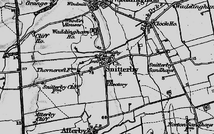 Old map of Snitterby in 1898