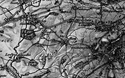 Old map of Snitton in 1899