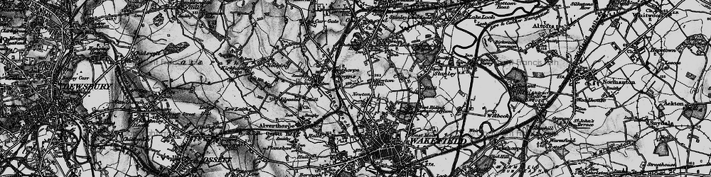 Old map of Snow Hill in 1896