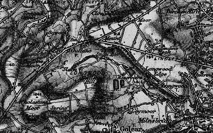 Old map of Snow Lea in 1896
