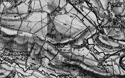Old map of Snowden Hill in 1896