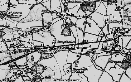 Old map of Snydale in 1896