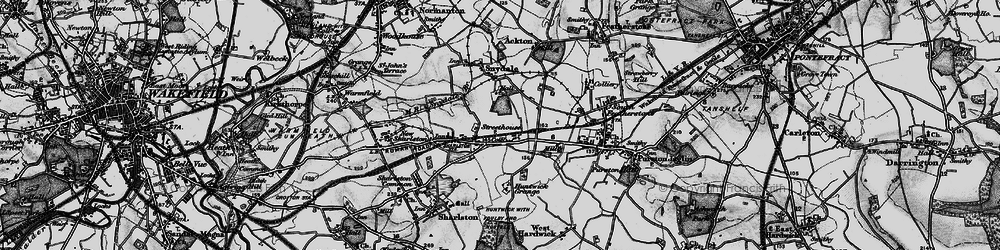 Old map of Snydale in 1896