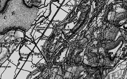 Old map of Soar in 1899