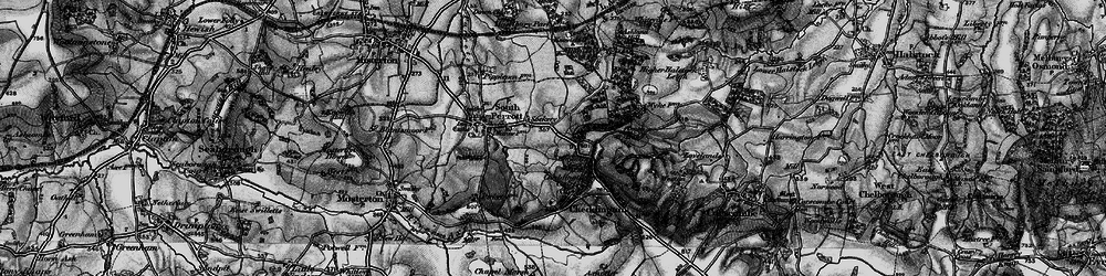 Old map of Sockety in 1898