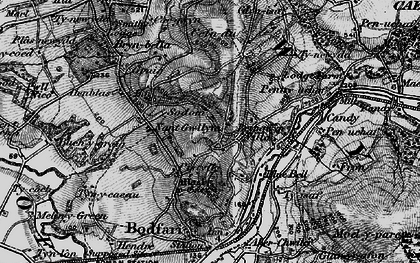 Old map of Ty-draw in 1896