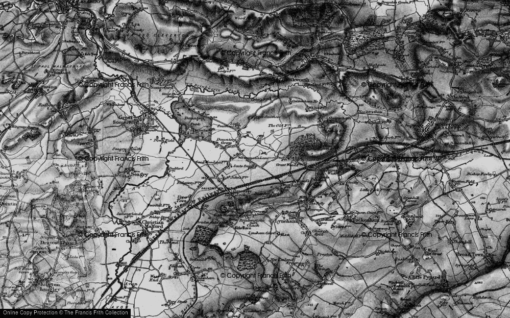 Old Map of Sodom, 1898 in 1898