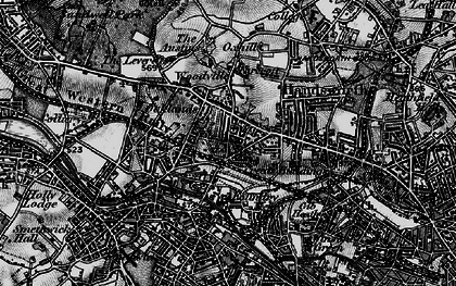 Old map of Soho in 1899