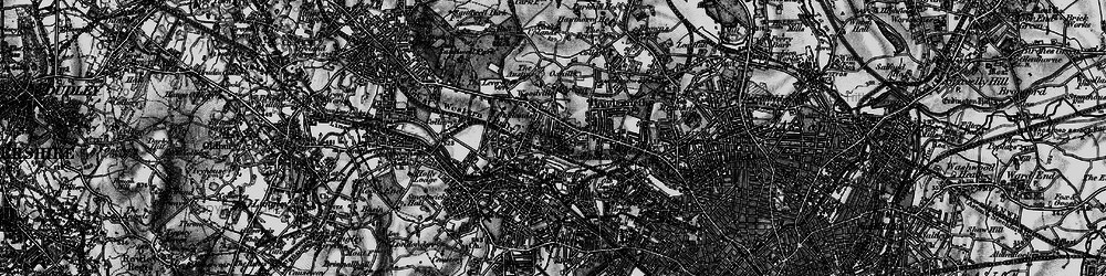 Old map of Soho in 1899