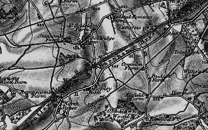 Old map of Soldridge in 1895