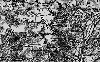 Old map of Somercotes in 1895