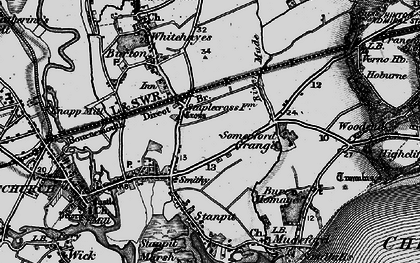 Old map of Somerford in 1895
