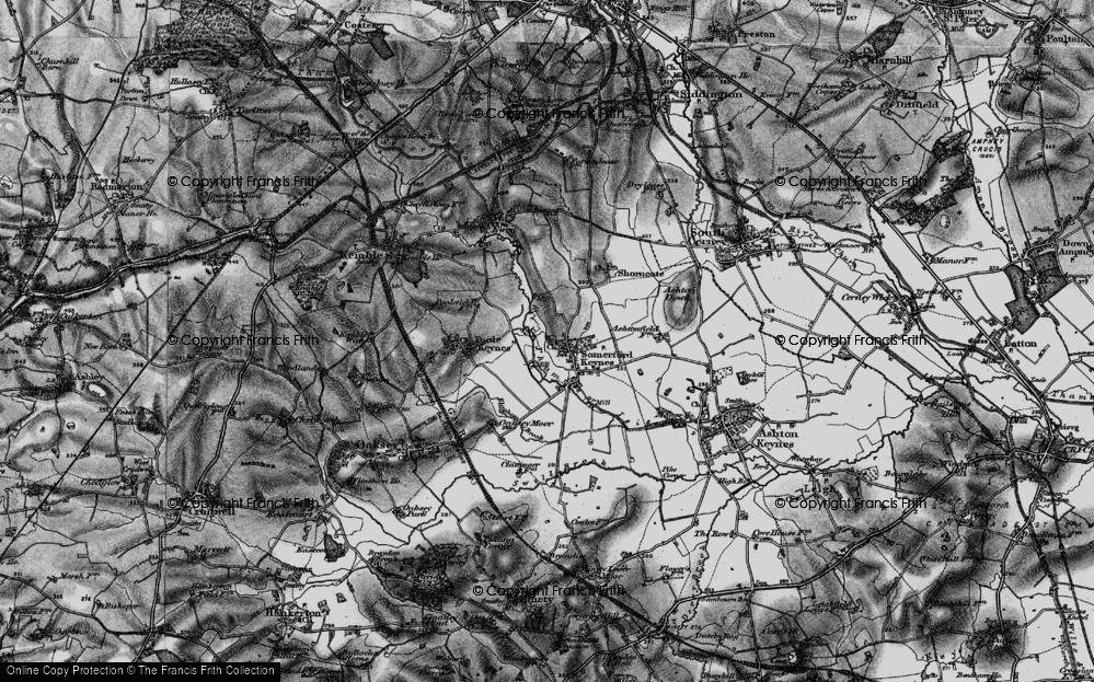 Historic Ordnance Survey Map of Somerford Keynes, 1896