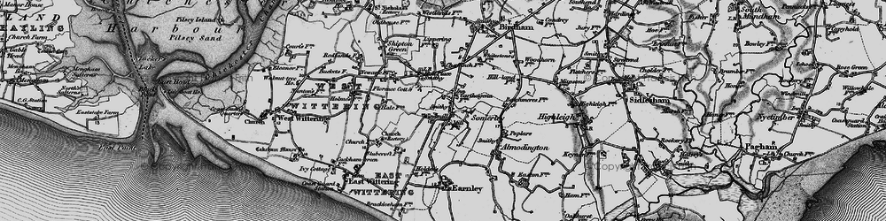 Old map of Somerley in 1895