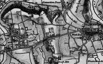 Old map of Somerton Hill in 1898