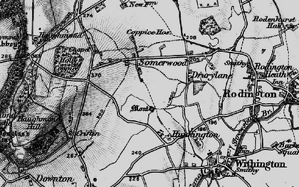 Old map of Somerwood in 1899
