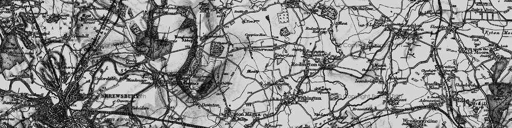 Old map of Somerwood in 1899