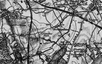 Old map of Sookholme in 1899