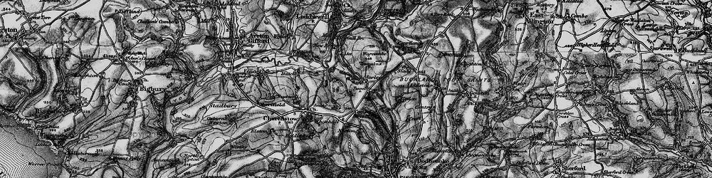 Old map of Sorley in 1897