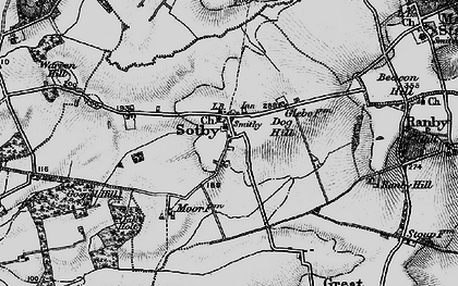 Old map of Sotby in 1899