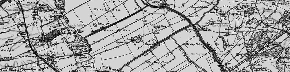 Old map of Sots Hole in 1899