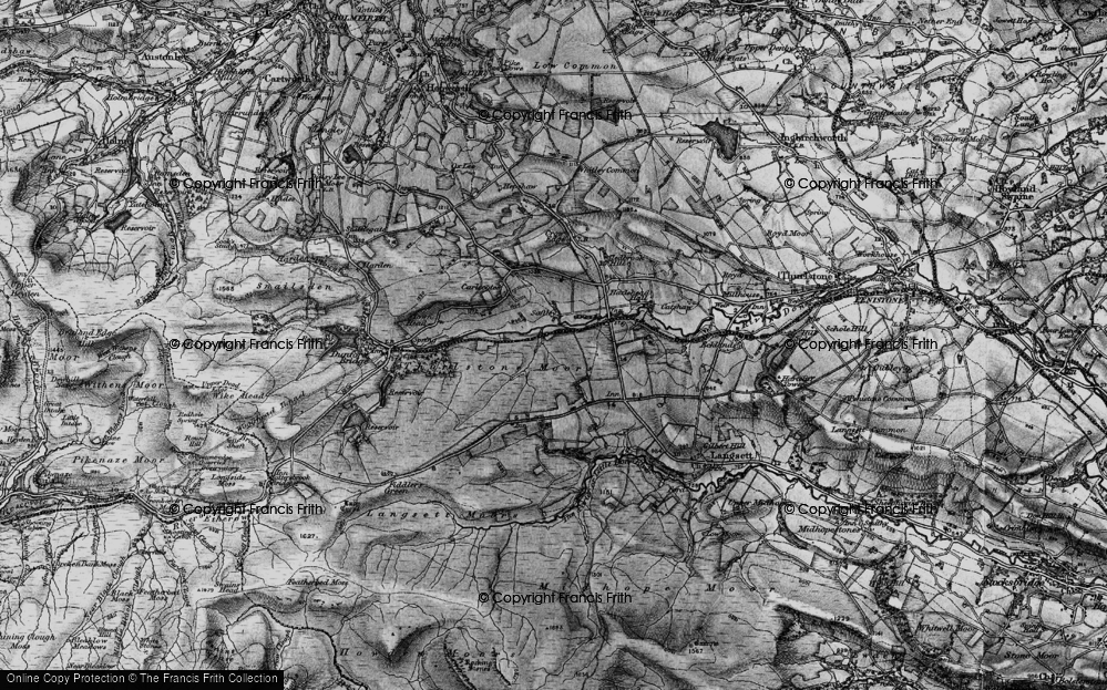 Old Map of Soughley, 1896 in 1896