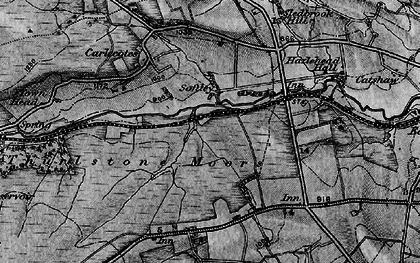 Old map of Soughley in 1896